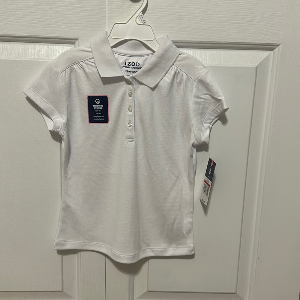 Girls IZOD Performance Polo Size 6/6X